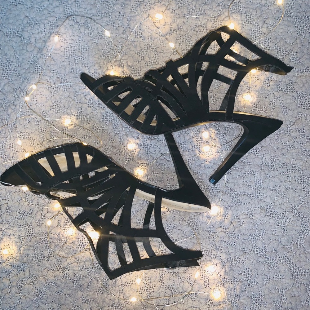 Black 4” Heel